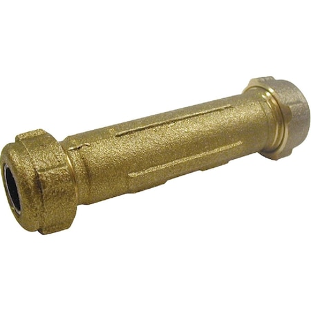 Proline 3/8 In. IPS & 1/2 In. CTS Brass Compression Repair Coupling 160-303NL